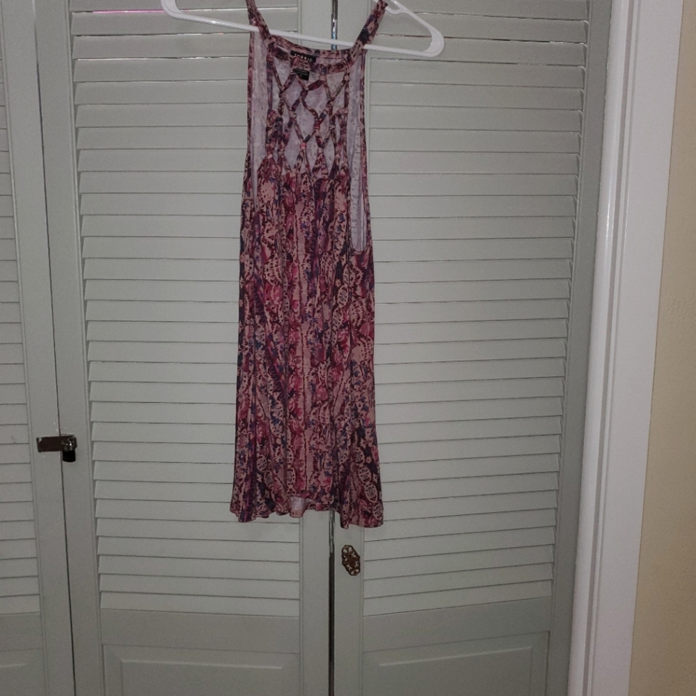 Torrid Macrame knit tank